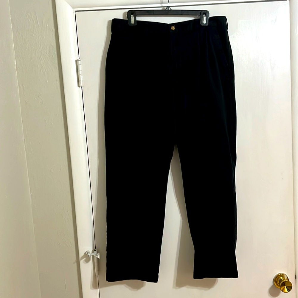 George man’s black dress pants 36X30